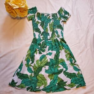 Off shoulder summer dress by Love, Fire Sz S/P